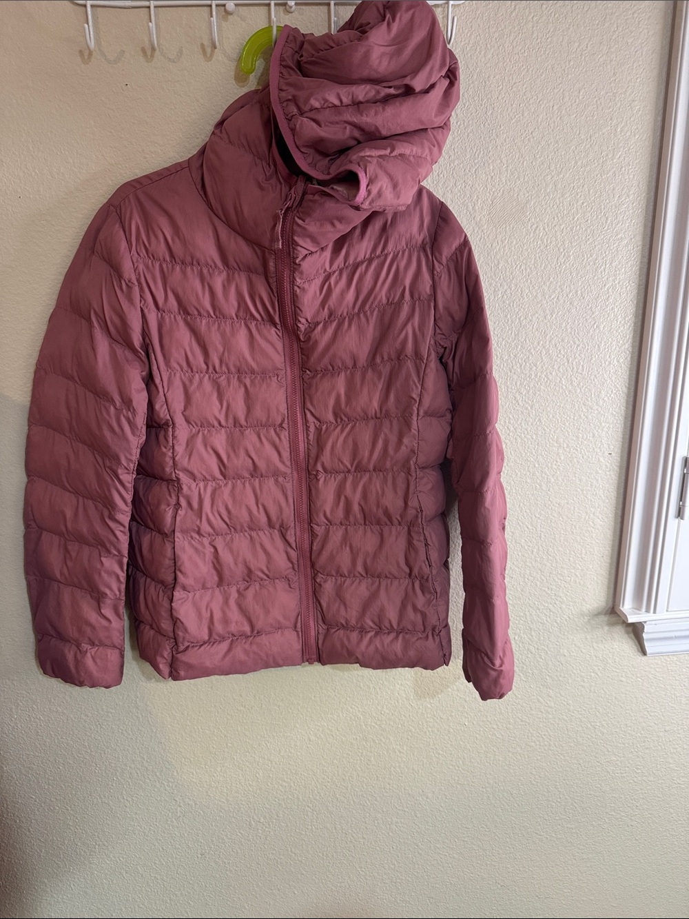 Uniqlo Light Pink Quilted Jacket